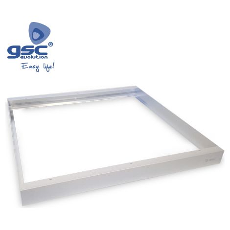 Set superficie para Panel LED Extraplana 59.5x59.5cm níquel GSC