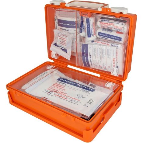Valise de premiers secours Quick avec contenu selon DIN 13157