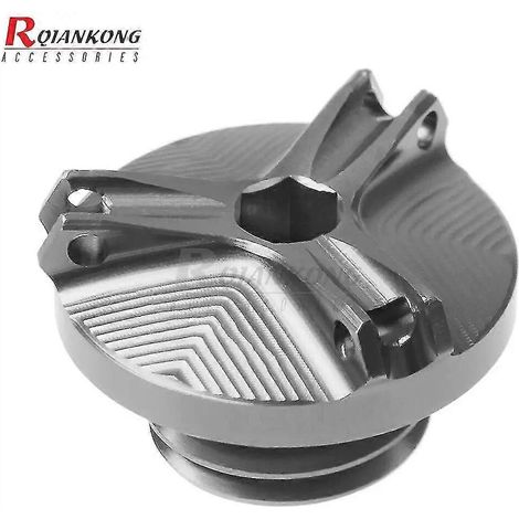 Für MV AGUSTA B3 675/800 F3 675/800 2012 RIVALE 800 2013–2017 Motorrad-Ölfilterbecher-Verschlussschraube – grau (1/5)