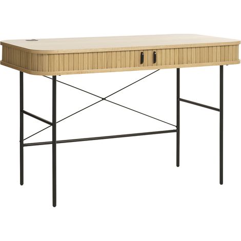 Bureau bois naturel alba 120x60 cm (1/5)