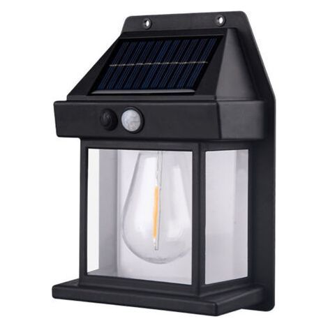 Lampe solaire d'extérieur étanche IP65 – Capteur de mouvement – 3 modes d'éclairage – Batterie 1800mAh – Durée de vie 50000 heures (1/5)