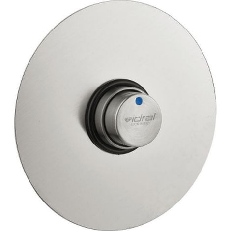 Rubinetto per doccia da incasso temporizzato 15 sec in acciaio inox - Idral 08440 (1/5)