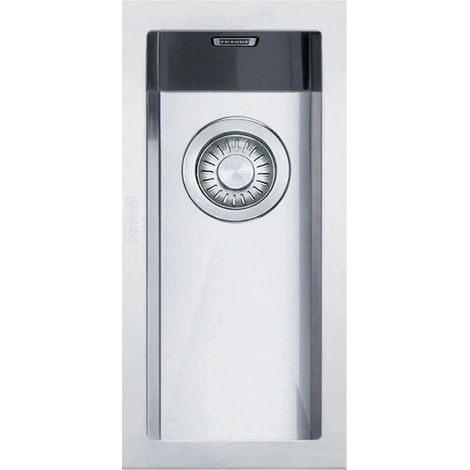 Lavello cucina monovasca Franke Planar PEX110-16 sottotop inox satinato 44x20 cm. (1/2)