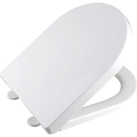 Aqualine Dona - Asiento de WC Soft Close, blanco FD121 (1/5)