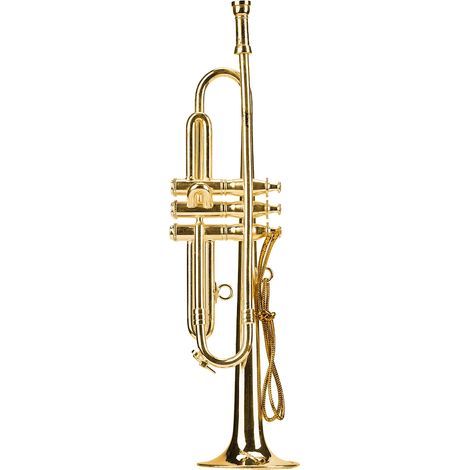 Modèle de Trompette Miniature Haute Fidélité, Instrument de Musique Décoratif pour Décoration d'Intérieur et Cadeaux Festifs (1/5)