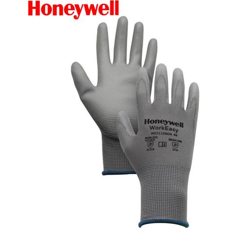 Gants de Travail, 10 Paires, Gant Tricoté sans Couture, Paume et Doigt Enduit PU, Excellente Adhérence, Gants Protections, Entreposage, Logistique, Assemblage, M (1/5)