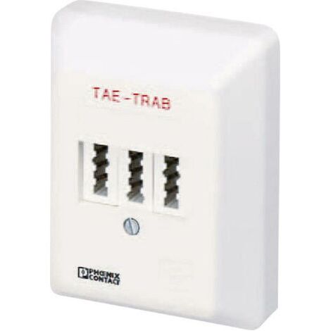 Phoenix Contact 2749628 TAE-TRAB FM-NFN-AP Boîte de jonction de parasurtenseur Protection anti-surtension pour: tel/fax (TAE) 5 kA 1 pc(s) X93996 (1/5)
