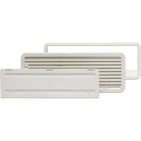 Grille d'aération L200 pour réfrigérateur Dometic – Amélioration ventilation – Cache hiver inclus – Dimensions 480x185mm (1/2)