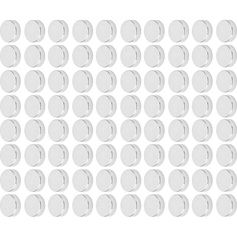 80 aimants ronds en néodyme, puissants et brillants, pour la maison et l'école. (1/5)