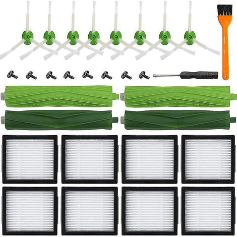 Adecuado para accesorios de barredora de la serie irobot i7 i7+ E5 E6, juego de filtros y cepillo lateral y cepillo principal (1/5)