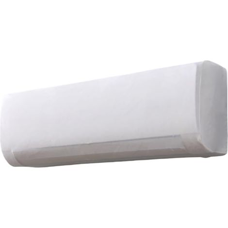 Housse de Climatiseur 75-95cm Lavable en Tissu élastique, pour Unités Murales Mini Split Climatiseur Intérieur Suspendus Climatiseur Couvre Blanc (1/5)