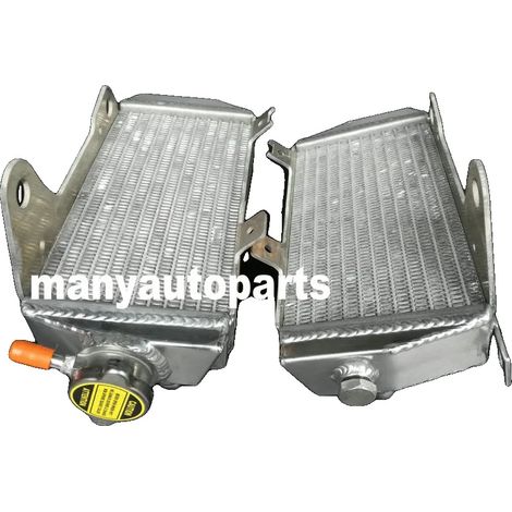 Radiador de aleación de aluminio, apto para motocicletas todoterreno, mayor capacidad de refrigeración, soldado con TIG, diseño robusto. (1/3)