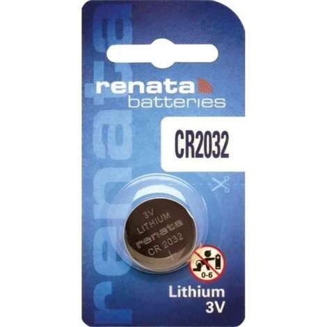 Batterie bouton renata CR2032 3 volts 225 mAh