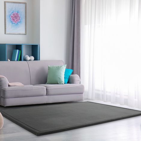 Paco Home Tappeto Bambini Cameretta Bambina Ragezzi Tappeto Morbido Antiscivolo Moderno Antracite, 120x160 cm (1/5)