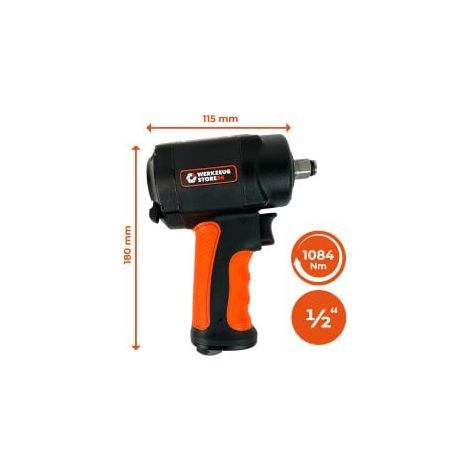 WS24 Avvitatore pneumatico a impulsi 1/2" mini - WS24-100109 (1/5)
