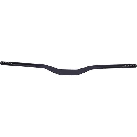 Guidon VTT en alliage d'aluminium, 780mm de large, élévation 25mm, cintre relevé léger pour vélo de montagne, endurance et performance cycliste. (1/5)