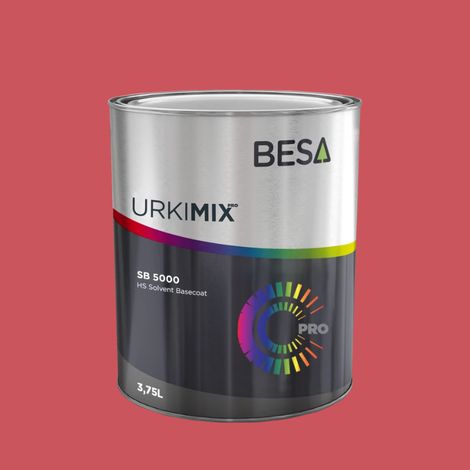 Pot de peinture Polyuréthane / bi composant Rosé RAL 3017 Satin - 1,5 kg