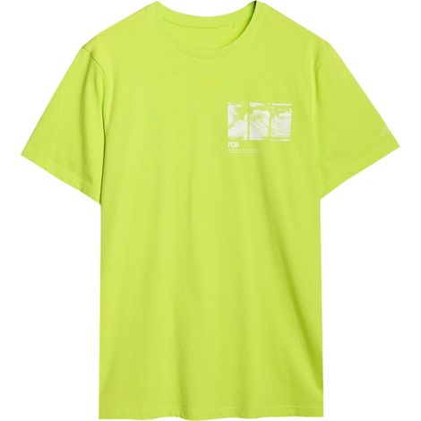 Herren-Baumwoll-T-Shirt, Herren-Sport-T-Shirt mit 4F-Print M2106 (1/3)