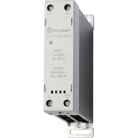 Finder Halbleiterrelais 77.31.9.024.8050 30 A Schaltspannung (max.): 480 V/AC Nullspannungsschaltend
