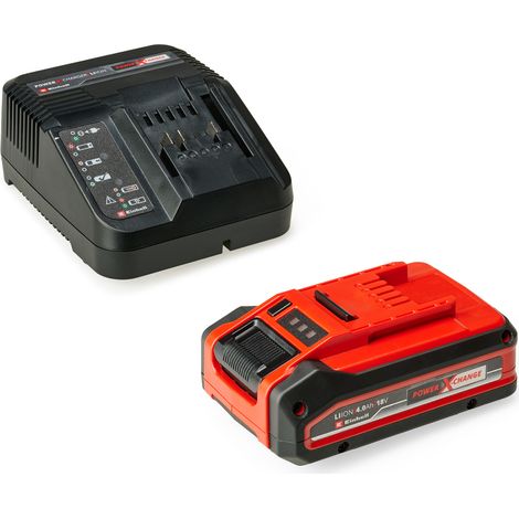 Einhell 4512159 Power X-Change PXC Starter Kit Werkzeug-Akku und Ladegerät 18 V 4000 mAh Li-Ion (1/5)