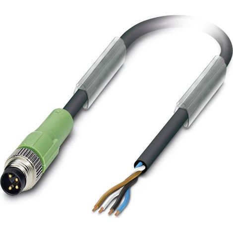 [NEUWERTIG] B-Ware Phoenix Contact Sensor-Aktor-Steckverbinder SAC-4P-M 10m IP65 4-polig schwarz (1/2)