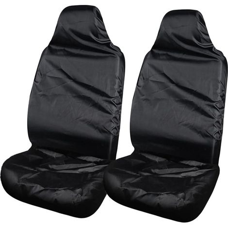 2-piece car seat cover set, universal seat protector, waterproof, front seat cover (1/4)