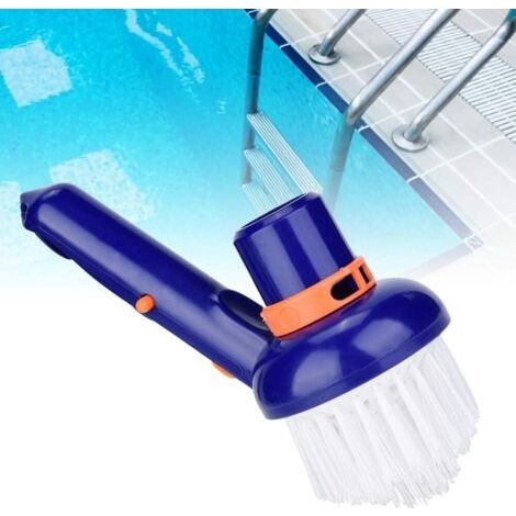 Swimming Pool Step & Corner Vacuum Cleaner Brush Spas Hot Tubs Cleaning Brushes with Fine Bristle Brush (1/5)