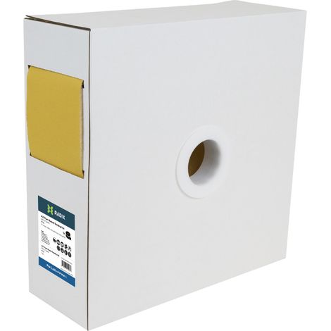 Papier abrasif en rouleau à dos mousse - Radix - Pro - 25 m x 114 mm - P100 (1/2)