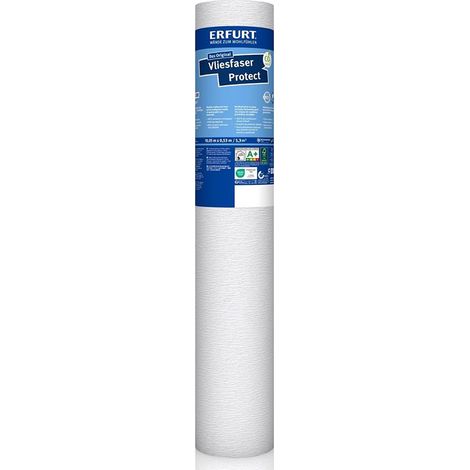 Erfurt Vliesfaser Tapete Protect 213 weiß 10,05 x 53 cm überstreichbar (1/3)