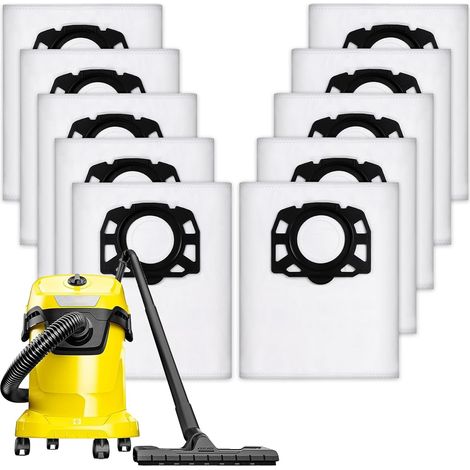 Lot de 10 Sacs d'Aspirateur KFI 357 pour Aspirateurs Kärcher (1/5)
