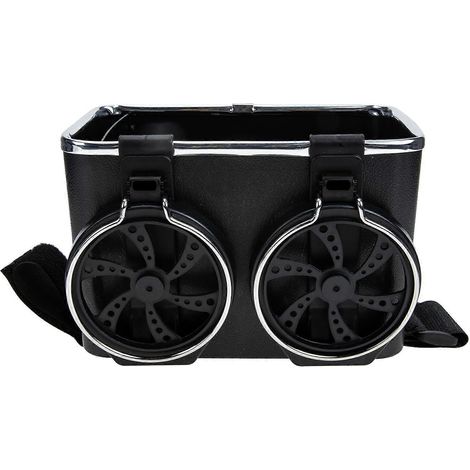 Boîte de rangement pour voiture, organisateur de console centrale avec porte-gobelet (1/5)
