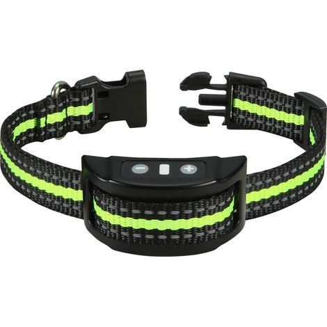 Collier Anti Aboiement pour Petits Chiens, Collier Anti Aboiement Chien avec Bande réfléchissante Ajustables, Efficace et Humain, vert (1/4)