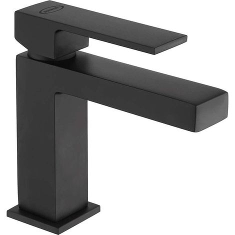 Miscelatore lavabo nero opaco Jacuzzi Rubinetteria modello Twinkle per piletta click clack (1/2)