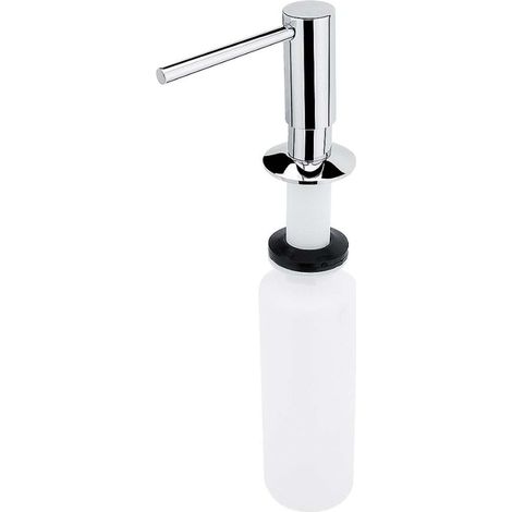 Nimco Altro - Dispenser di disinfettante o sapone liquido, incorporato, 350 ml, cromo UN 2031V-26