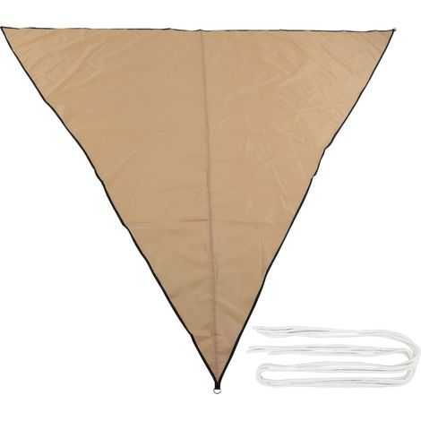 Voile d'ombrage résistante aux UV, pliable, portable et facile d'entretien pour piscine et jardins extérieurs (3 coins)