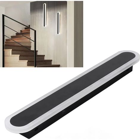Applique murale LED blanche, longue bande, protection des yeux, style moderne, idéale pour le salon, la chambre ou le couloir (85-265 V). (1/5)