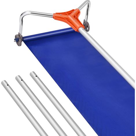 Râteau à Neige de Toit, 43 cm, Râteau de Déneigement Réglable 1,25-5,24 m, avec Lame en Aluminium, Roues Inférieures, Poignée Antidérapante, Outil pour Enlever Neige et Feuilles du Toit Garages (1/5)