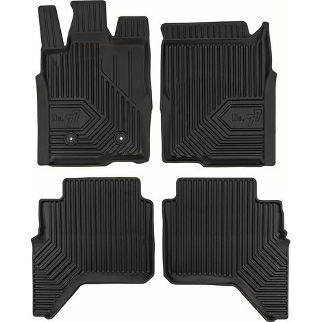Tapis de Sol de Voiture pour Ford Ranger VI 2022-2025 4Portes TPE Noir 4Pcs (1/5)
