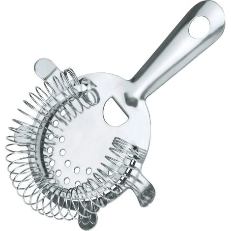 Colador de acero inoxidable y vaso para cócteles (1/2)