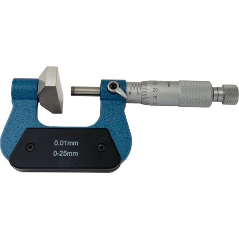 Präzisions Bügelmessschrauben mit extra großem Amboss 0-25 mm
