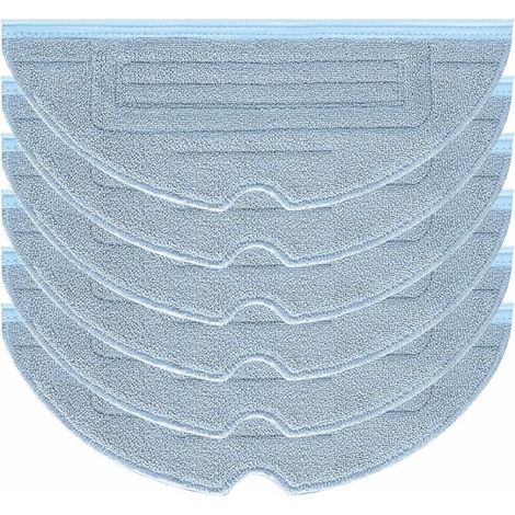 Filiyano-Lot de 6 lingettes de nettoyage pour aspirateur robot Roborock S7 Pro Ultra, S7 MaxV, Ultra S7 Plus et S7 Max. Accessoires et pièces de (1/5)