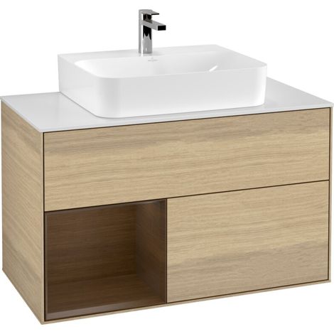 Villeroy & Boch F111GNPC meuble sous-lavabo Finion F11 (1/2)