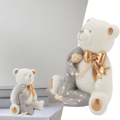 Tierfiguren aus Kunstharz für Mädchen, schlichte und moderne Wohndekoration, Geburtstagsgeschenke, weiße und graue Möbel (1/5)