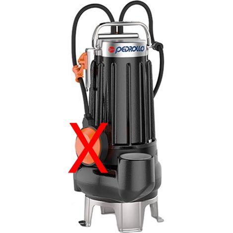 POMPA Sommergibile VORTEX Acque Luride GHISA 1,5Hp VXC15/45N 10M 380V Pedrollo (1/2)