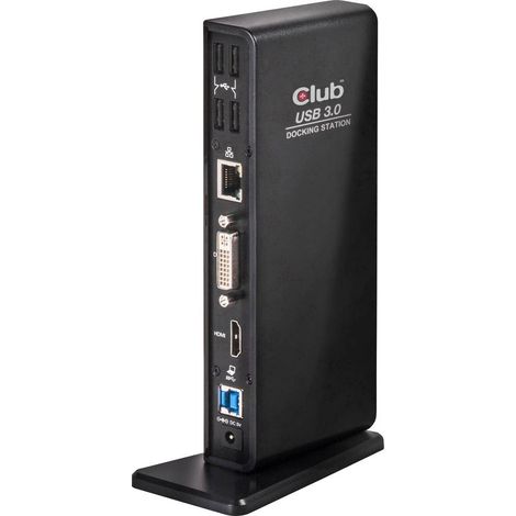 CLUB3D USB Gen1 Type A Dual Display Docking Station (1/4)