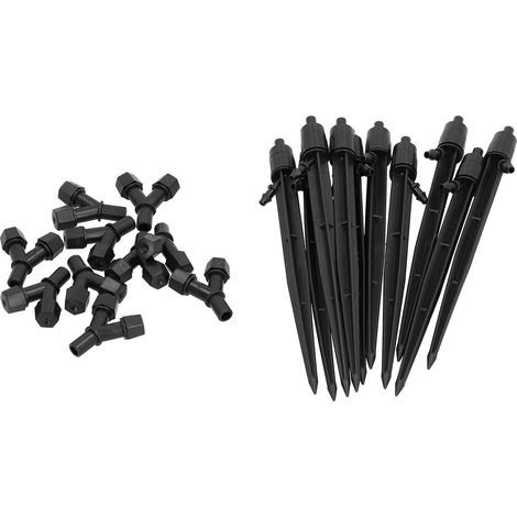 10 goutteurs d'irrigation réglables en forme de Y pour pelouse et jardin (1/5)