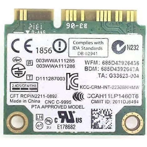 Mini-PCIe-Laptop-Adapter 2230 2230BNHMW WLAN-Karte BT40 04W3765 für Lenovo Y400 Y500 Y410P E431 E430 E530 (1/4)