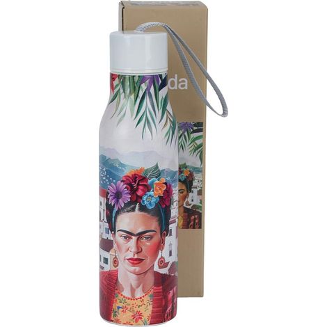 Bottiglia termica rossa Frida Mexican Art