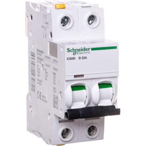 Schneider Electric Acti 9 iC60N interruptor automático blanco 32A