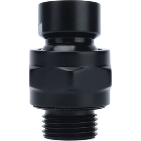 Adaptateur de Balle Pivotant de la Tête de Douche, G1 / 2 Copper en Acier Inoxydable Connecteur de Douche Réglable Joix de Bille pour le Haut de Bille de Douche (1/4)